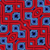 fondo de cable rojo y azul